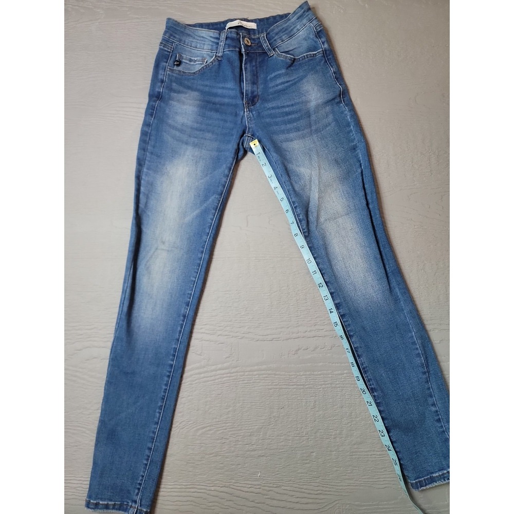 ♡Kancan Preloved Womens Skinny Jeans, Size 3/25 Medium Wash Denim B-34